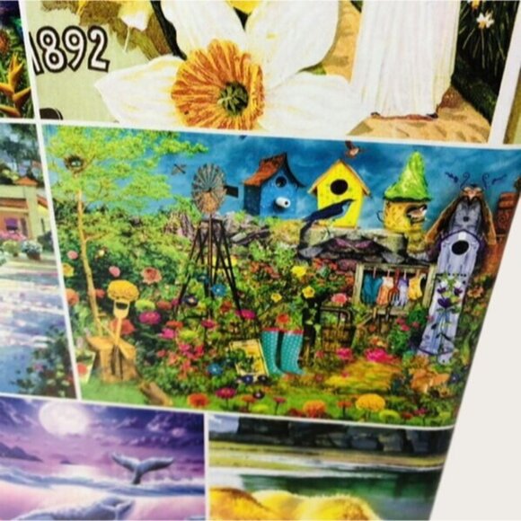 Sure Lox Art Gallery 6 Pack Jigsaw Puzzles Featuring Nature and Artistic Prints - Picture 7 of 9